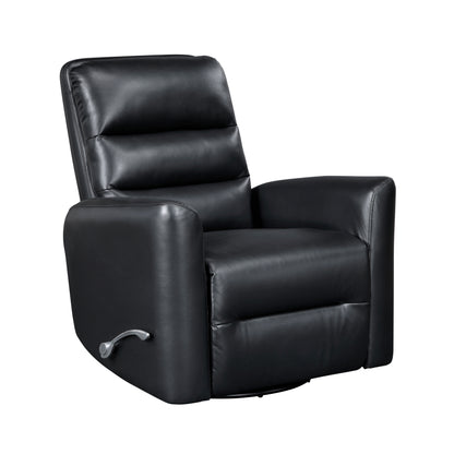 9570BLK-1SW Swivel Glider Reclining Chair - 9570BLK-1SW