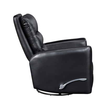 9570BLK-1SW Swivel Glider Reclining Chair - 9570BLK-1SW