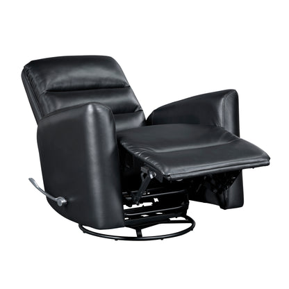 9570BLK-1SW Swivel Glider Reclining Chair - 9570BLK-1SW