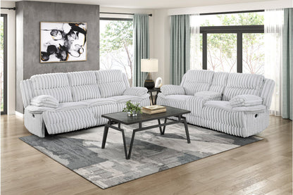 Goodland Gray Double Reclining Living Room Set from Homelegance - Luna Furniture