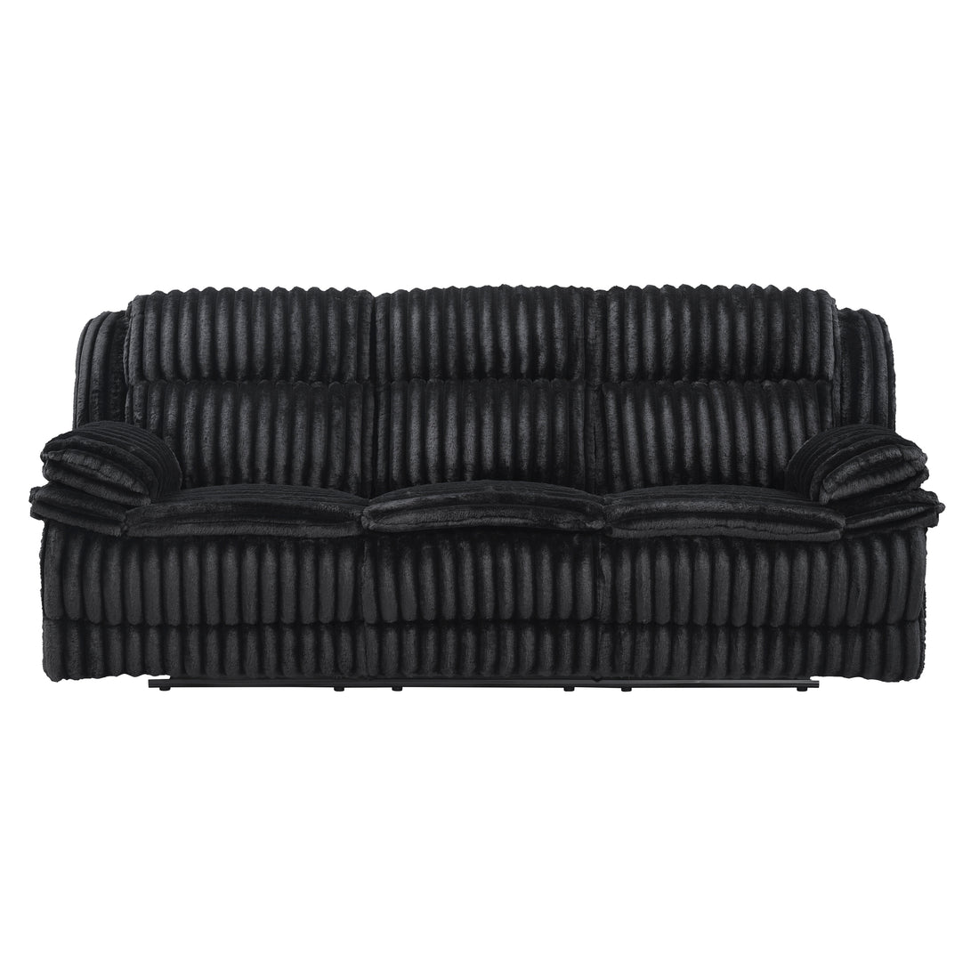 9577BK*2 2pc Set: Sofa, Love - 9577BK*2