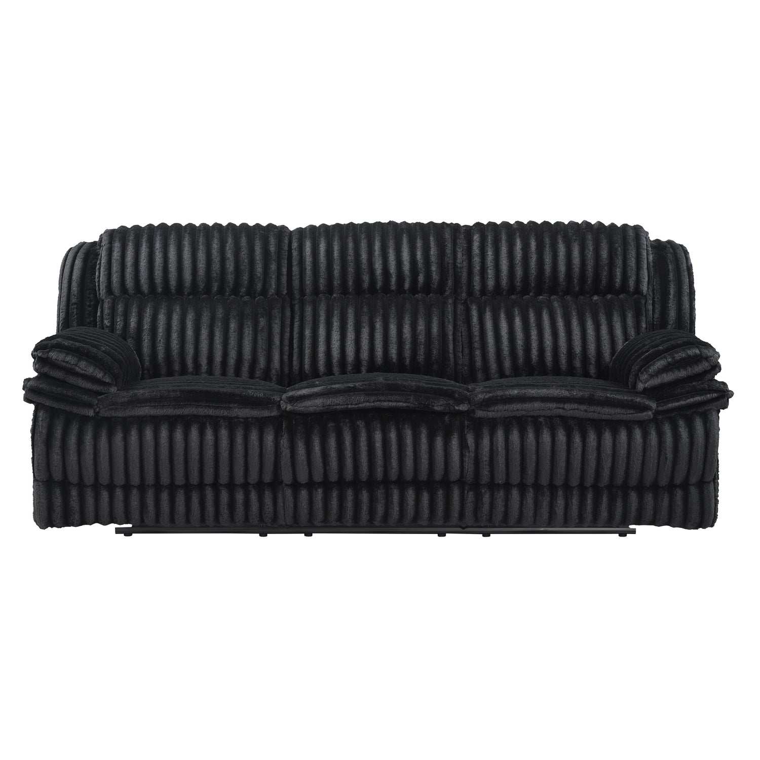 9577BK*2 2pc Set: Sofa, Love - 9577BK*2