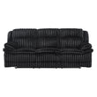 9577BK*2 2pc Set: Sofa, Love - 9577BK*2