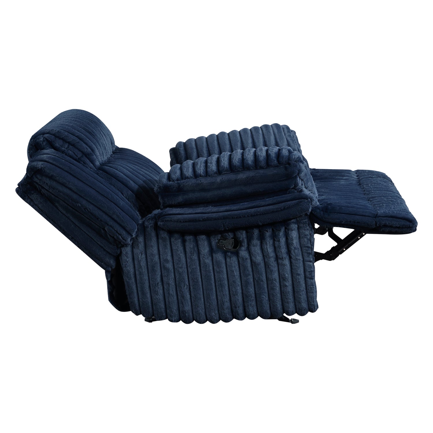 Goodland Blue Double Reclining Living Room Set from Homelegance - Luna Furniture