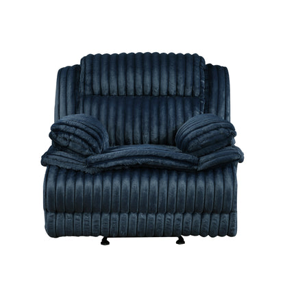 Goodland Blue Double Reclining Living Room Set from Homelegance - Luna Furniture