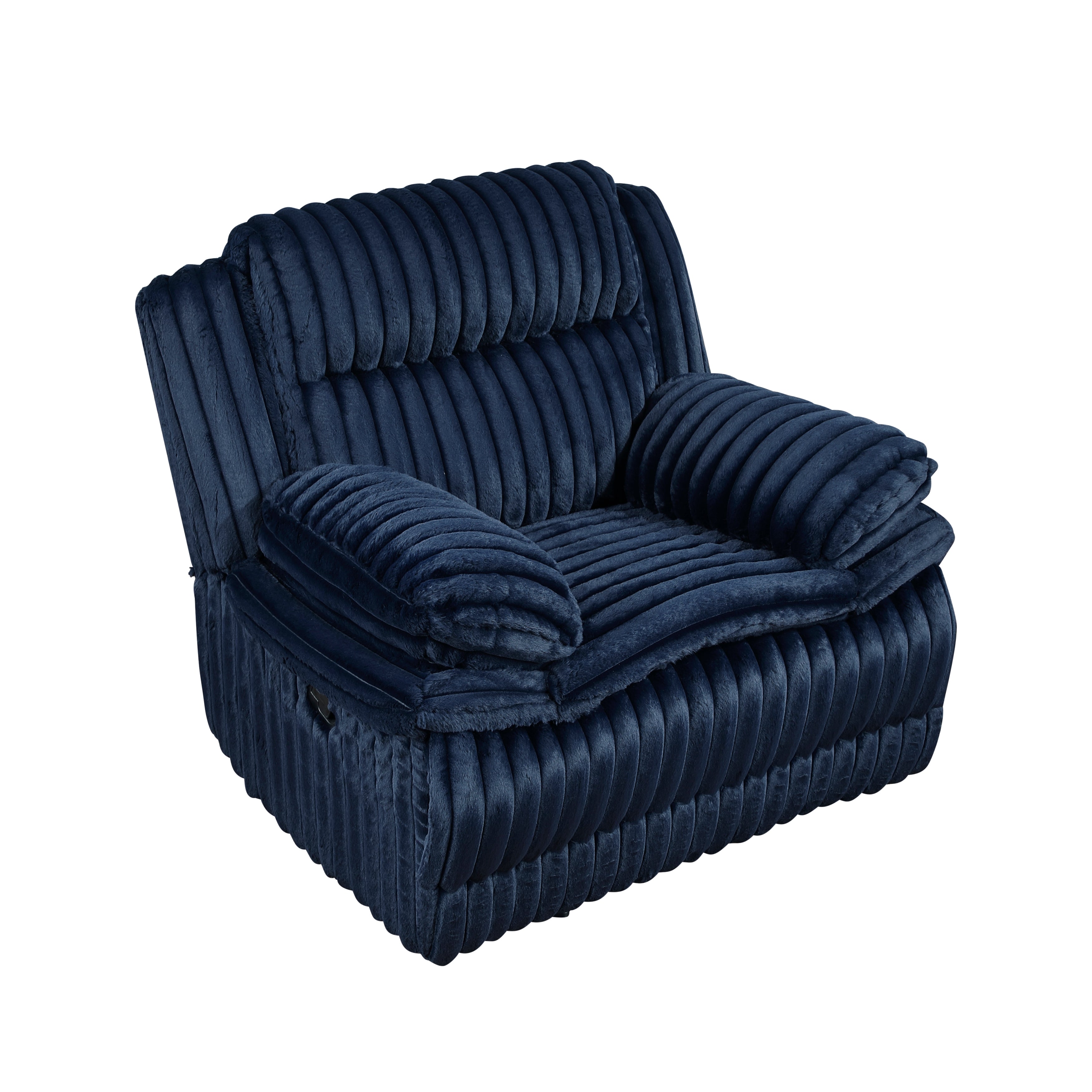 Goodland Blue Double Reclining Living Room Set from Homelegance - Luna Furniture