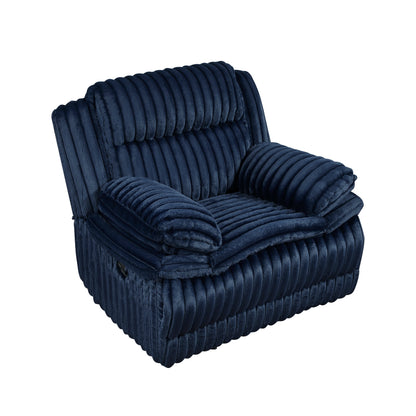 Goodland Blue Double Reclining Living Room Set from Homelegance - Luna Furniture