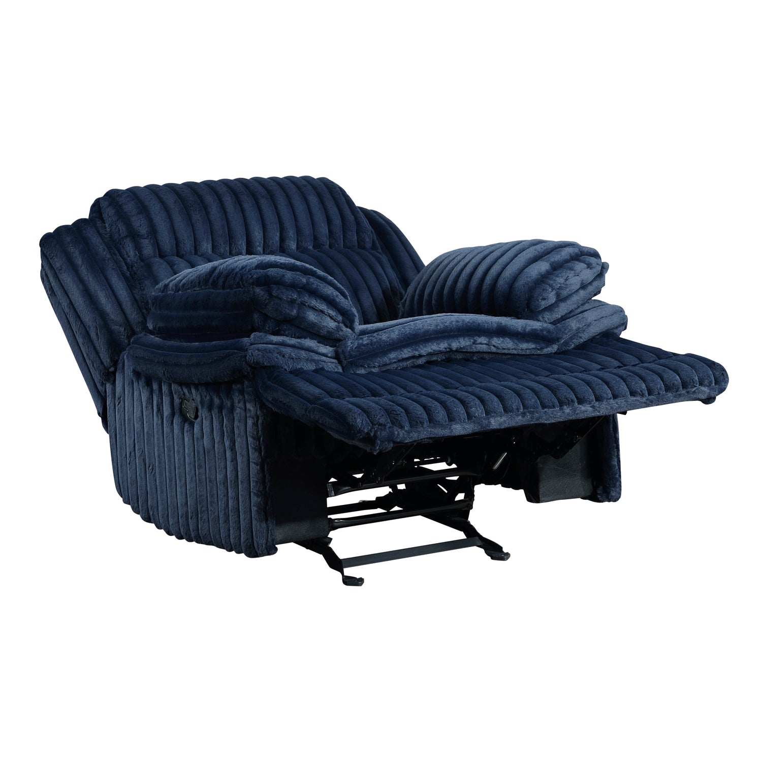 Goodland Blue Double Reclining Living Room Set from Homelegance - Luna Furniture