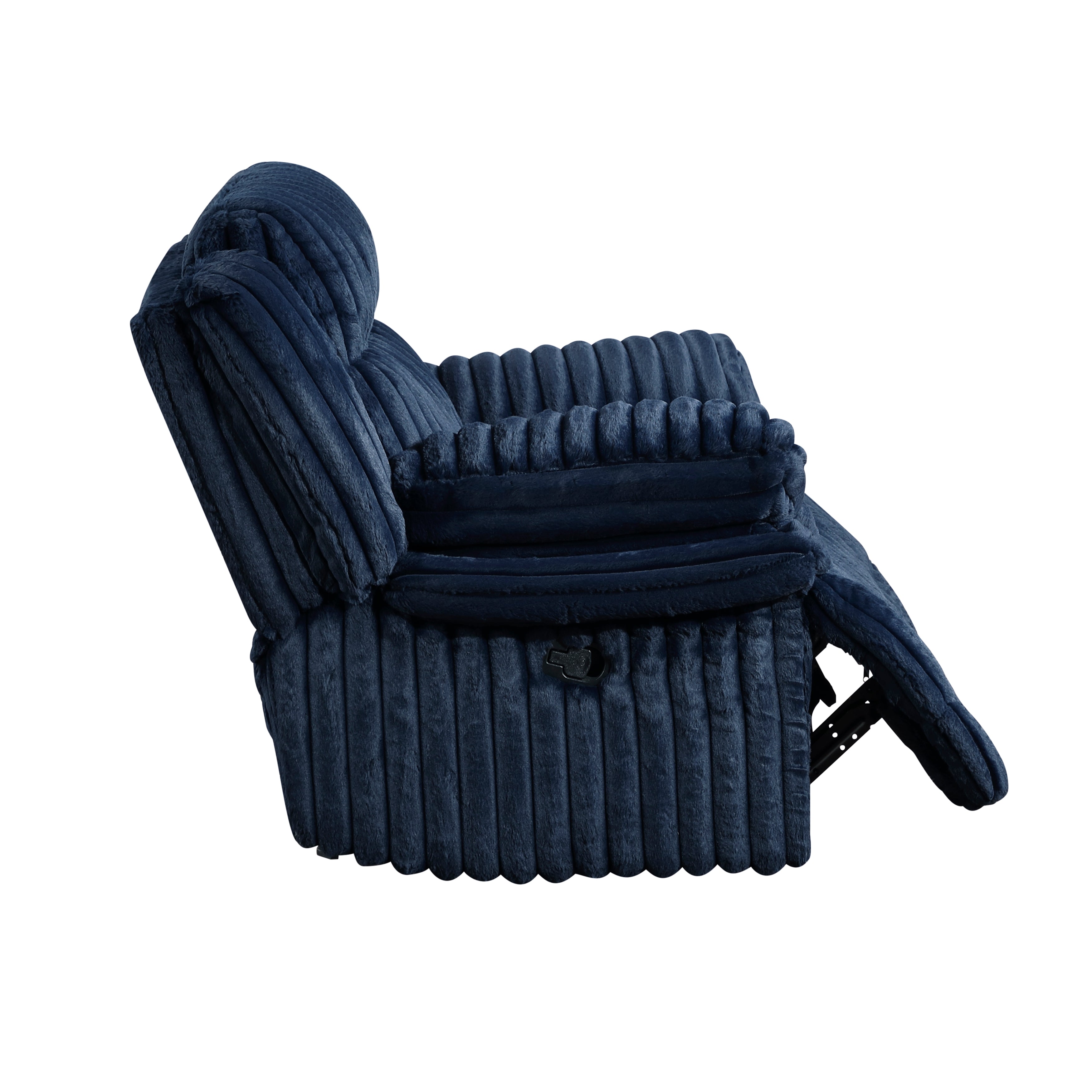 Goodland Blue Double Reclining Living Room Set from Homelegance - Luna Furniture