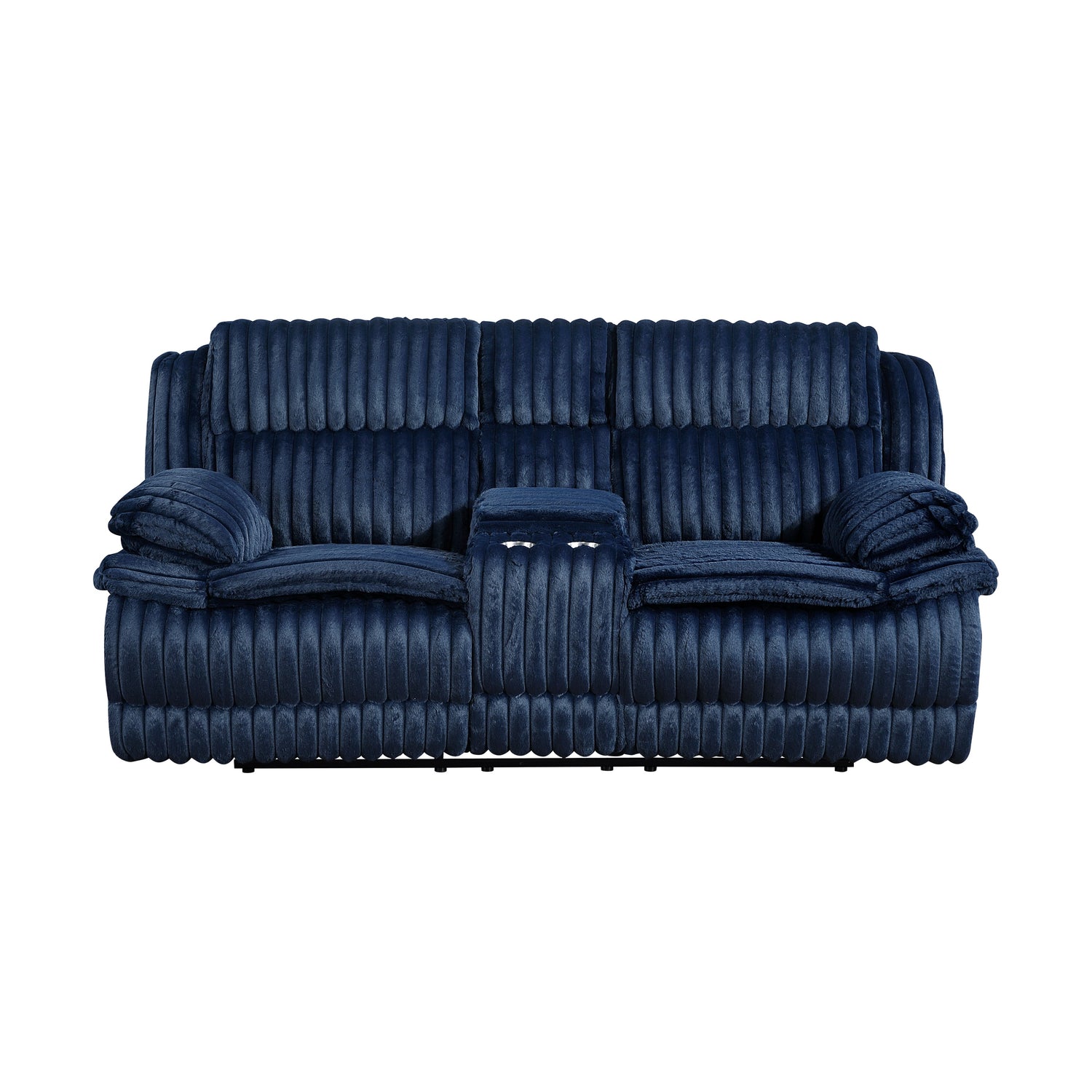 Goodland Blue Double Reclining Living Room Set from Homelegance - Luna Furniture