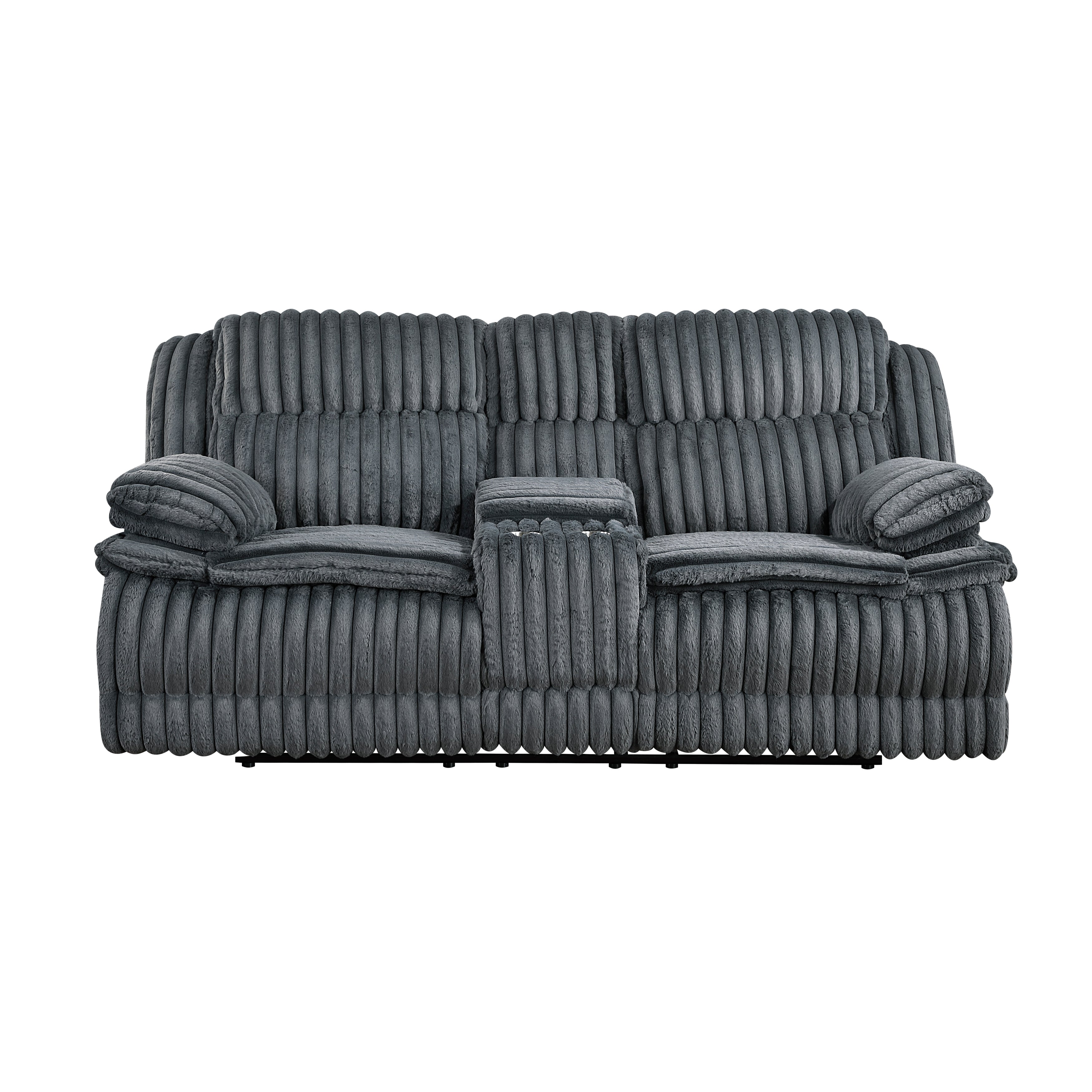 9577DG*2 2pc Set: Sofa, Love - 9577DG*2