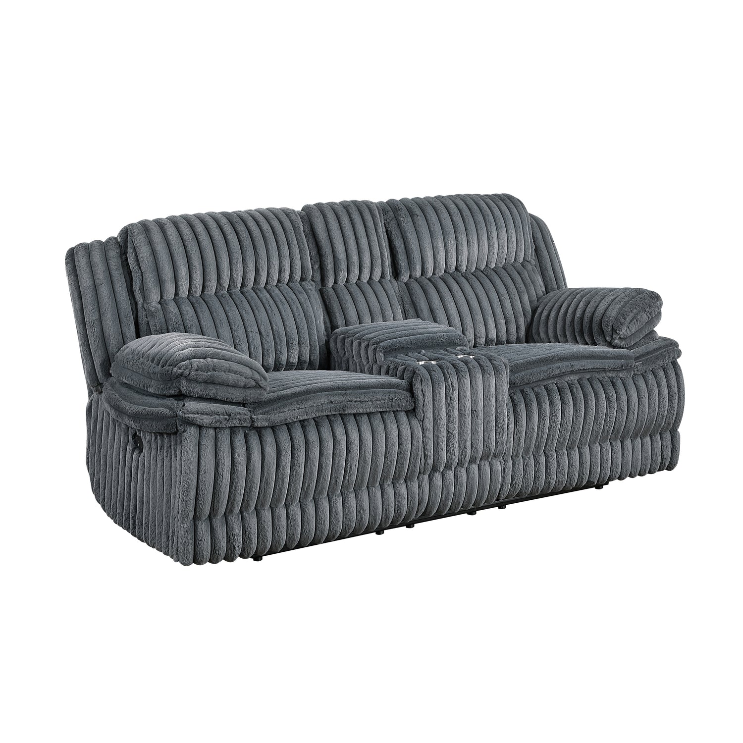9577DG*2 2pc Set: Sofa, Love - 9577DG*2