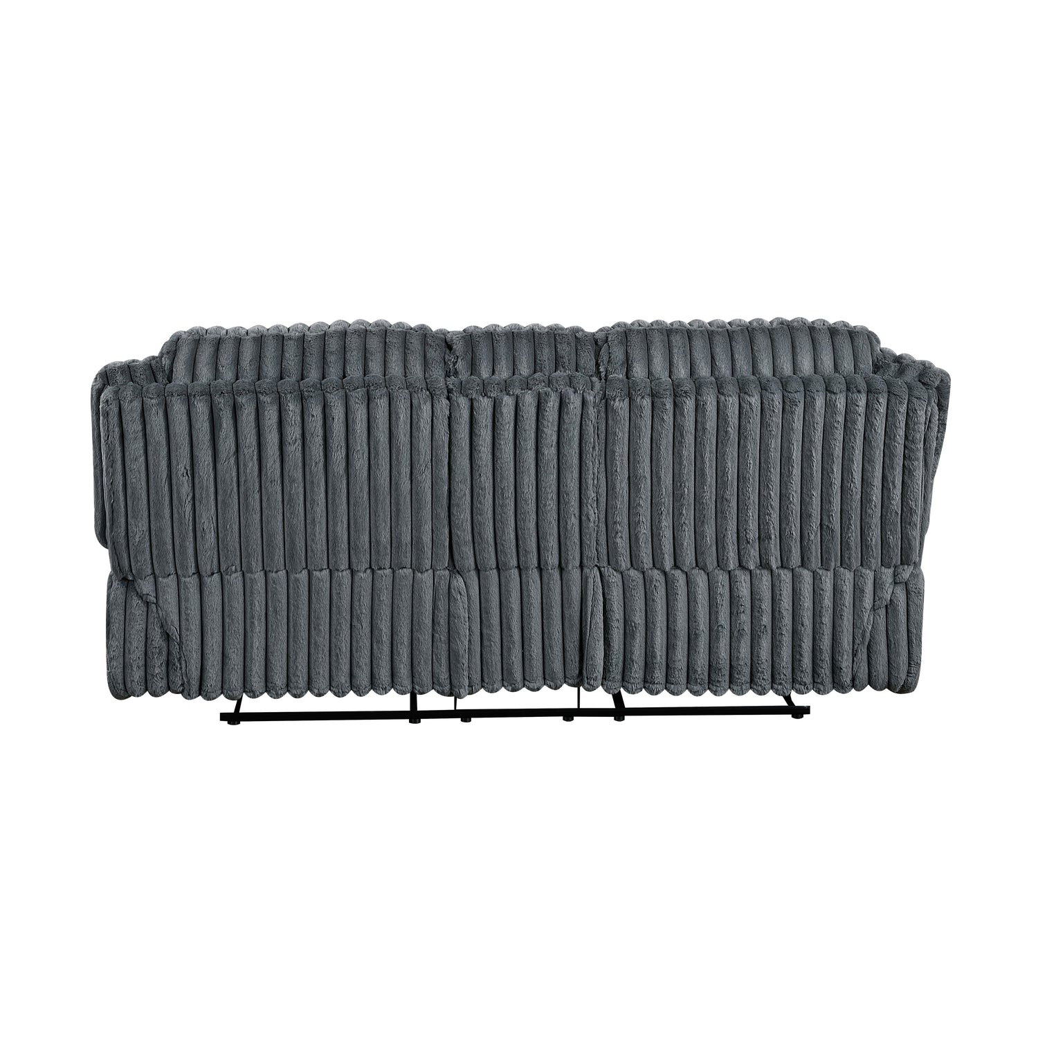 Goodland Dark Gray Double Reclining Living Room Set from Homelegance - Luna Furniture