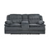 9577DG-2 Double Reclining Love Seat with Center Console - 9577DG-2