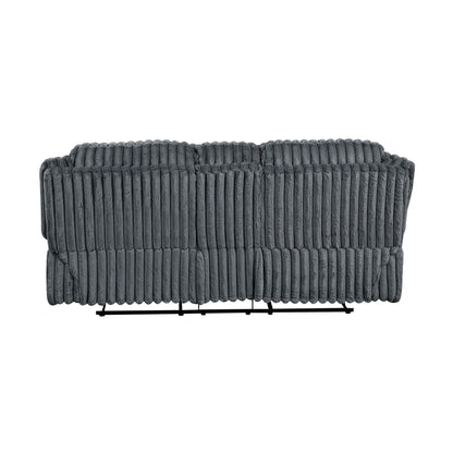 9577DG-2 Double Reclining Love Seat with Center Console - 9577DG-2