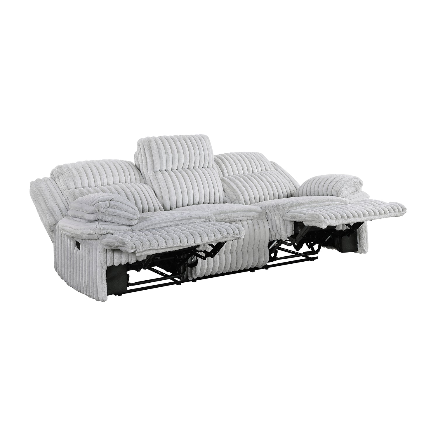 9577GY*2 2pc Set: Sofa, Love - 9577GY*2
