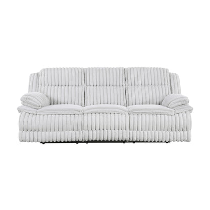 9577GY-3 Double Reclining Sofa - 9577GY-3