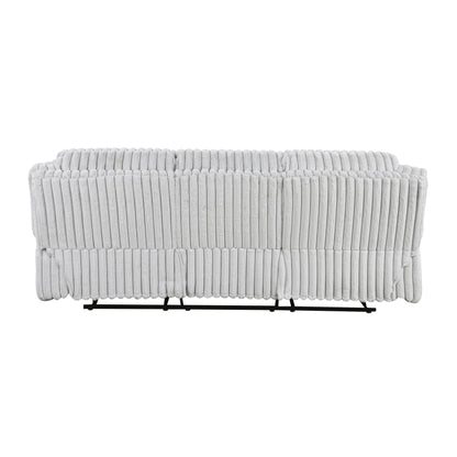 9577GY-3 Double Reclining Sofa - 9577GY-3