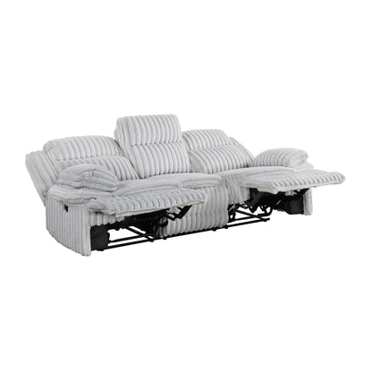 9577GY-3 Double Reclining Sofa - 9577GY-3