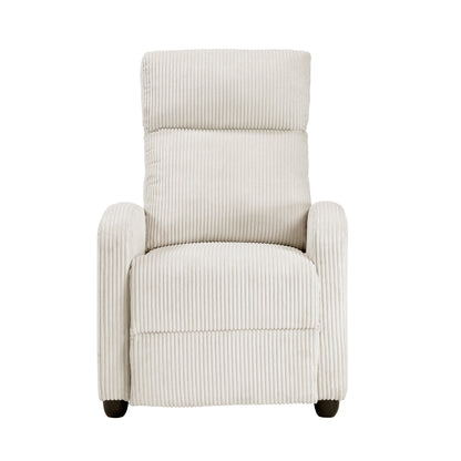 9588BEG-1PB Push Back Reclining Chair - 9588BEG-1PB