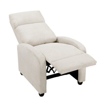 9588BEG-1PB Push Back Reclining Chair - 9588BEG-1PB