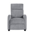 9588DGY-1PB Push Back Reclining Chair - 9588DGY-1PB