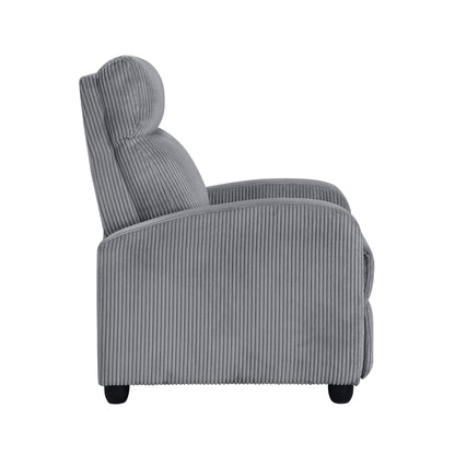 9588DGY-1PB Push Back Reclining Chair - 9588DGY-1PB