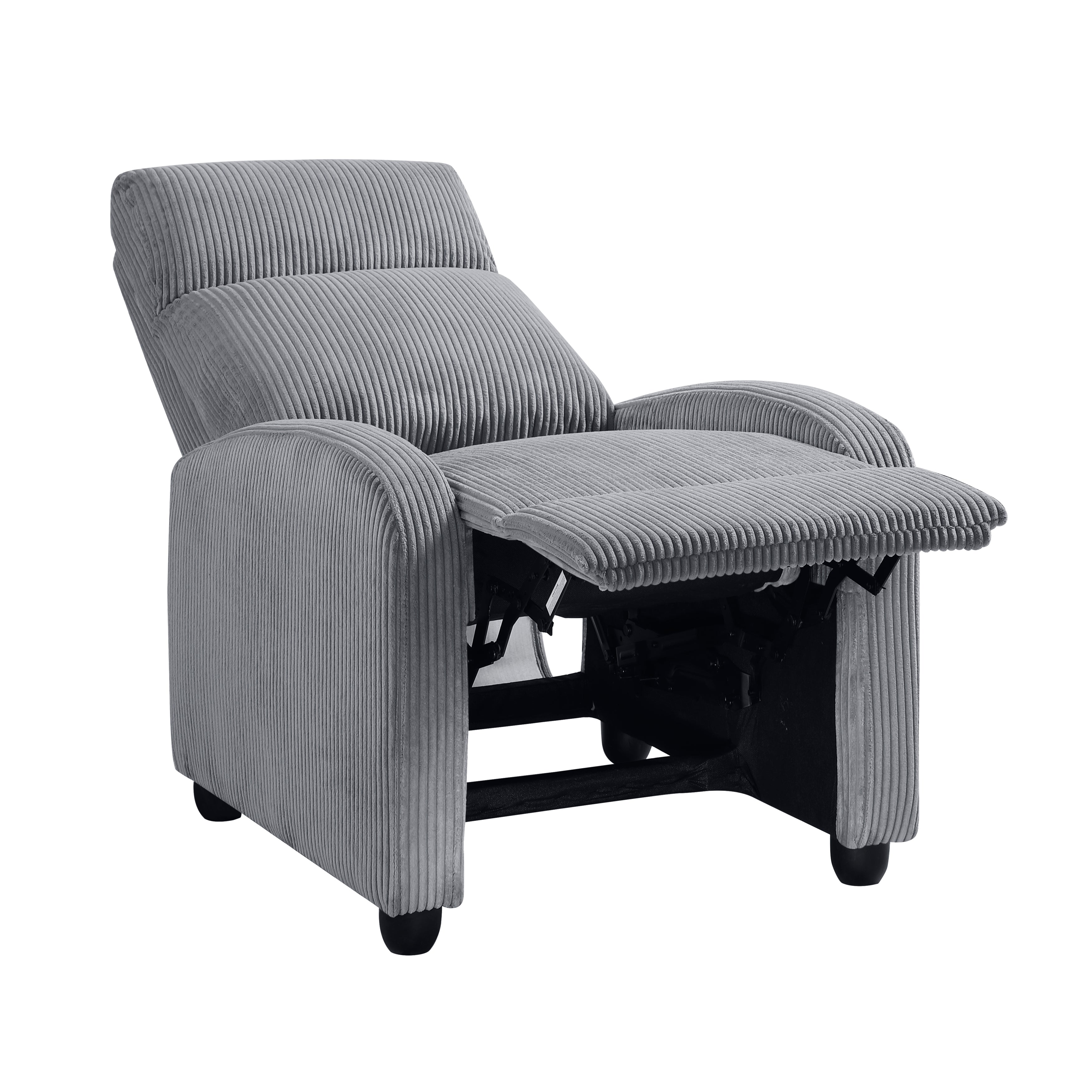 9588DGY-1PB Push Back Reclining Chair - 9588DGY-1PB