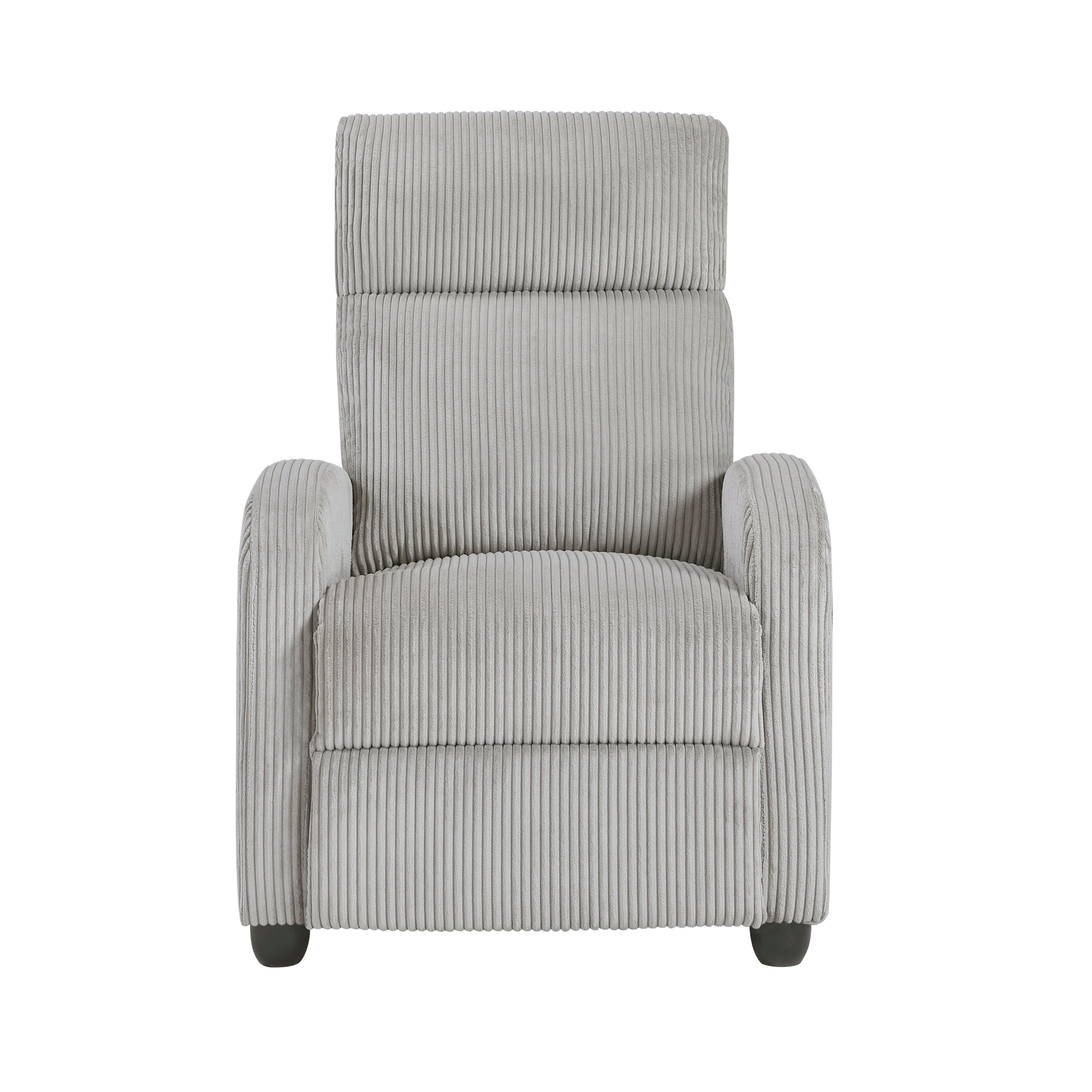 9588GRY-1PB Push Back Reclining Chair - 9588GRY-1PB