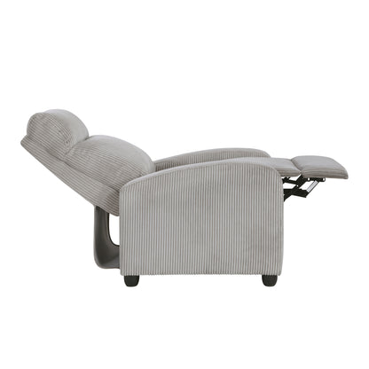 9588GRY-1PB Push Back Reclining Chair - 9588GRY-1PB