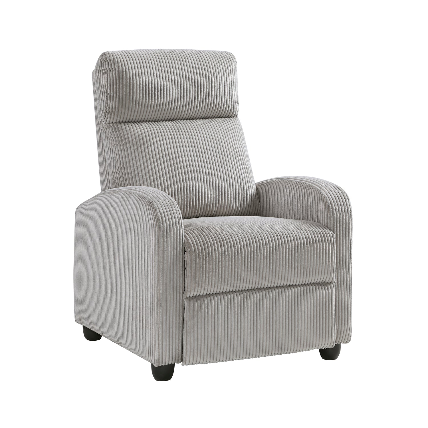 9588GRY-1PB Push Back Reclining Chair - 9588GRY-1PB