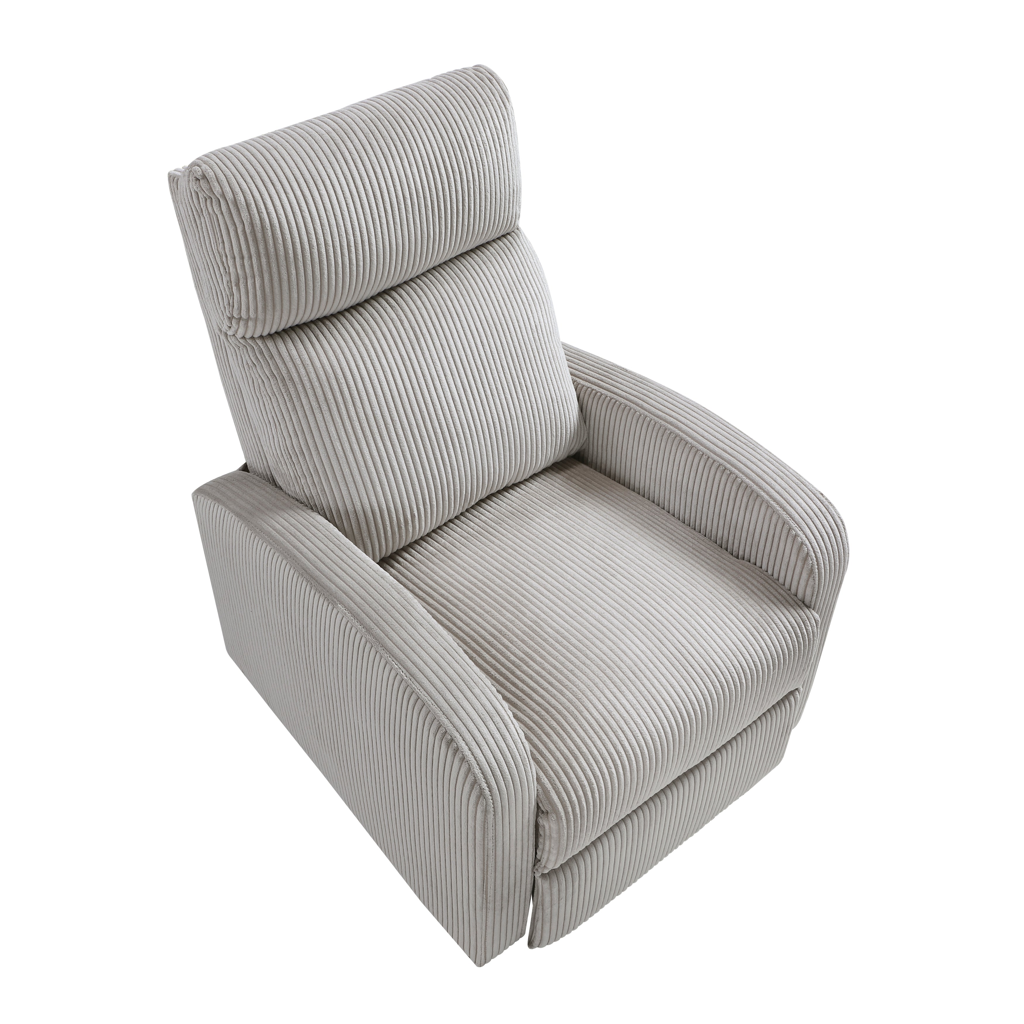 9588GRY-1PB Push Back Reclining Chair - 9588GRY-1PB