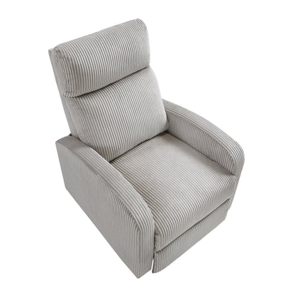 9588GRY-1PB Push Back Reclining Chair - 9588GRY-1PB