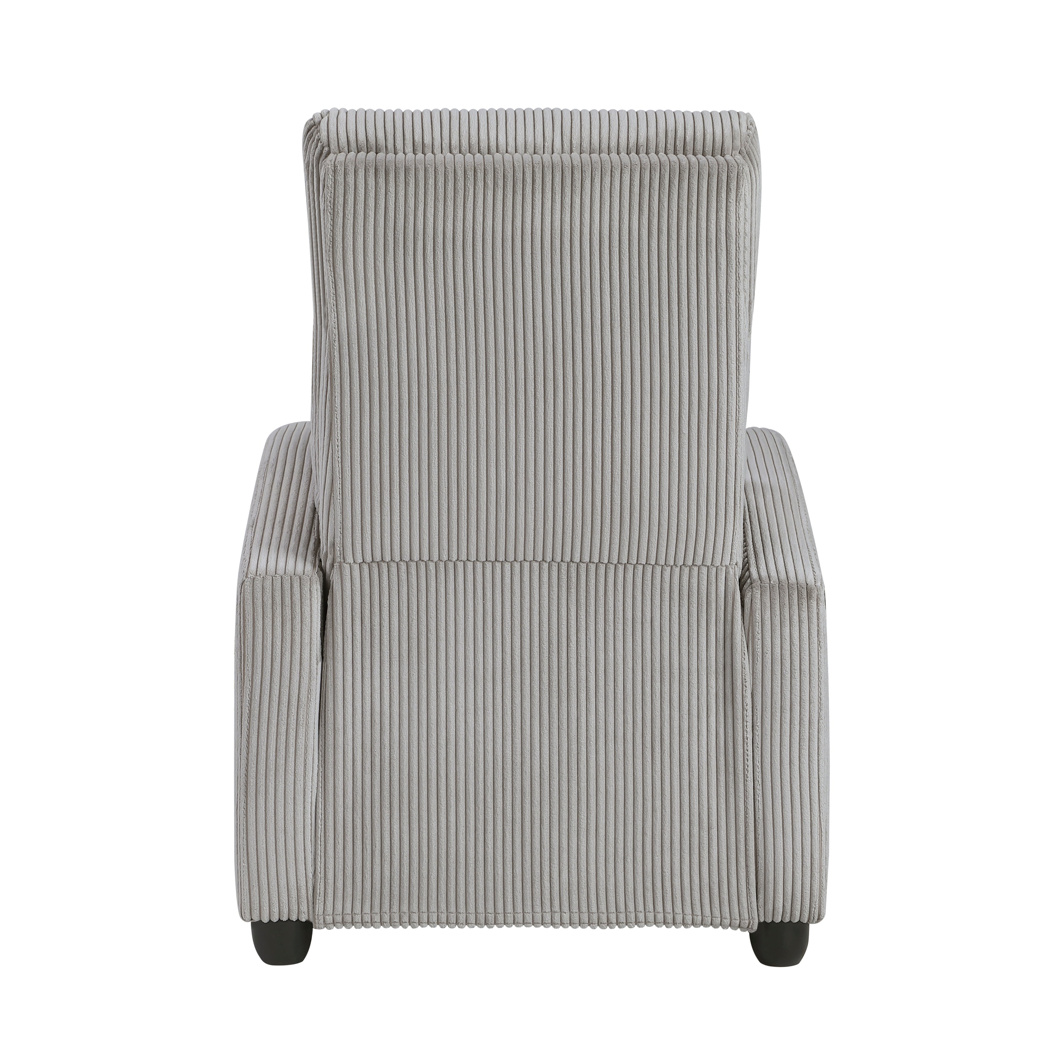 9588GRY-1PB Push Back Reclining Chair - 9588GRY-1PB