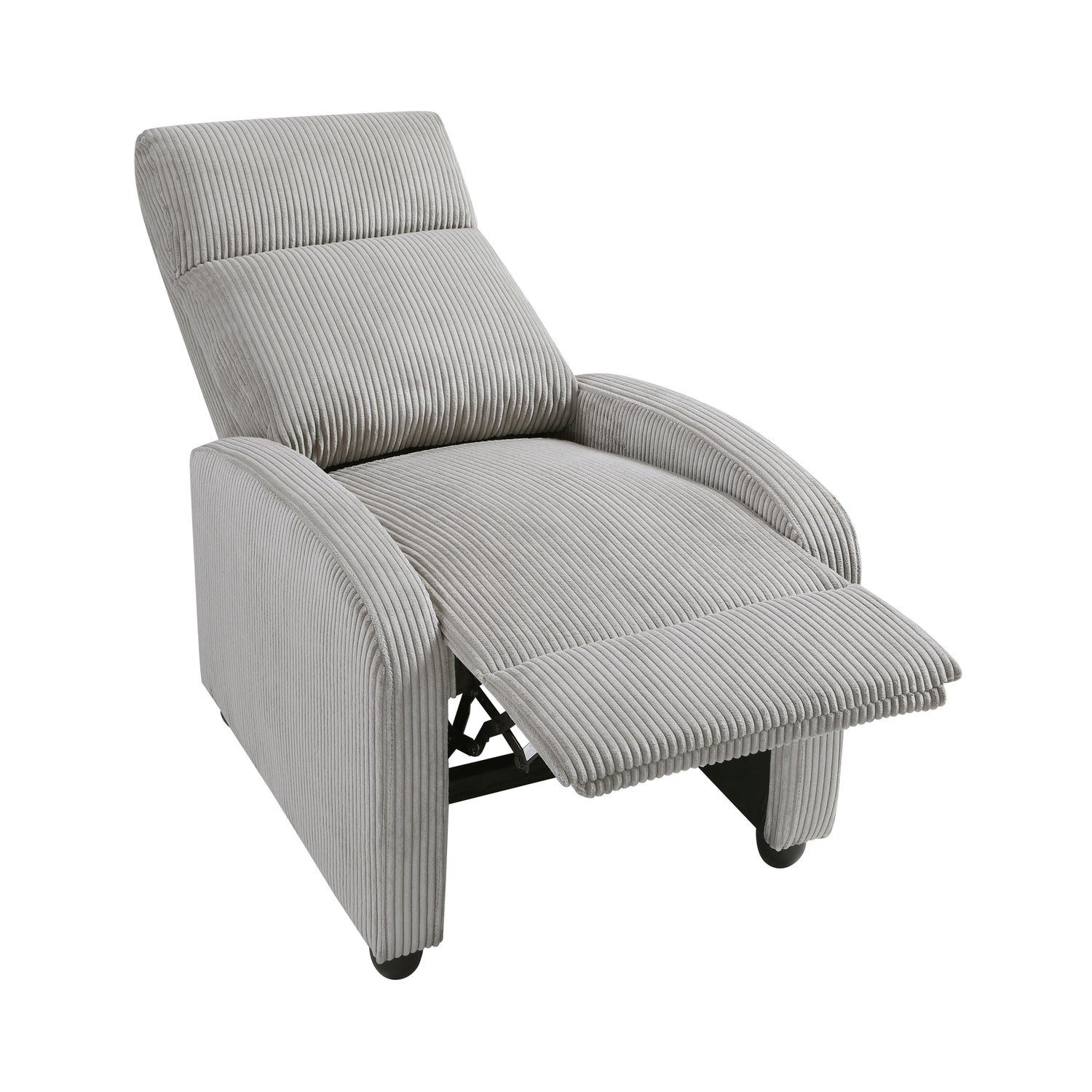9588GRY-1PB Push Back Reclining Chair - 9588GRY-1PB
