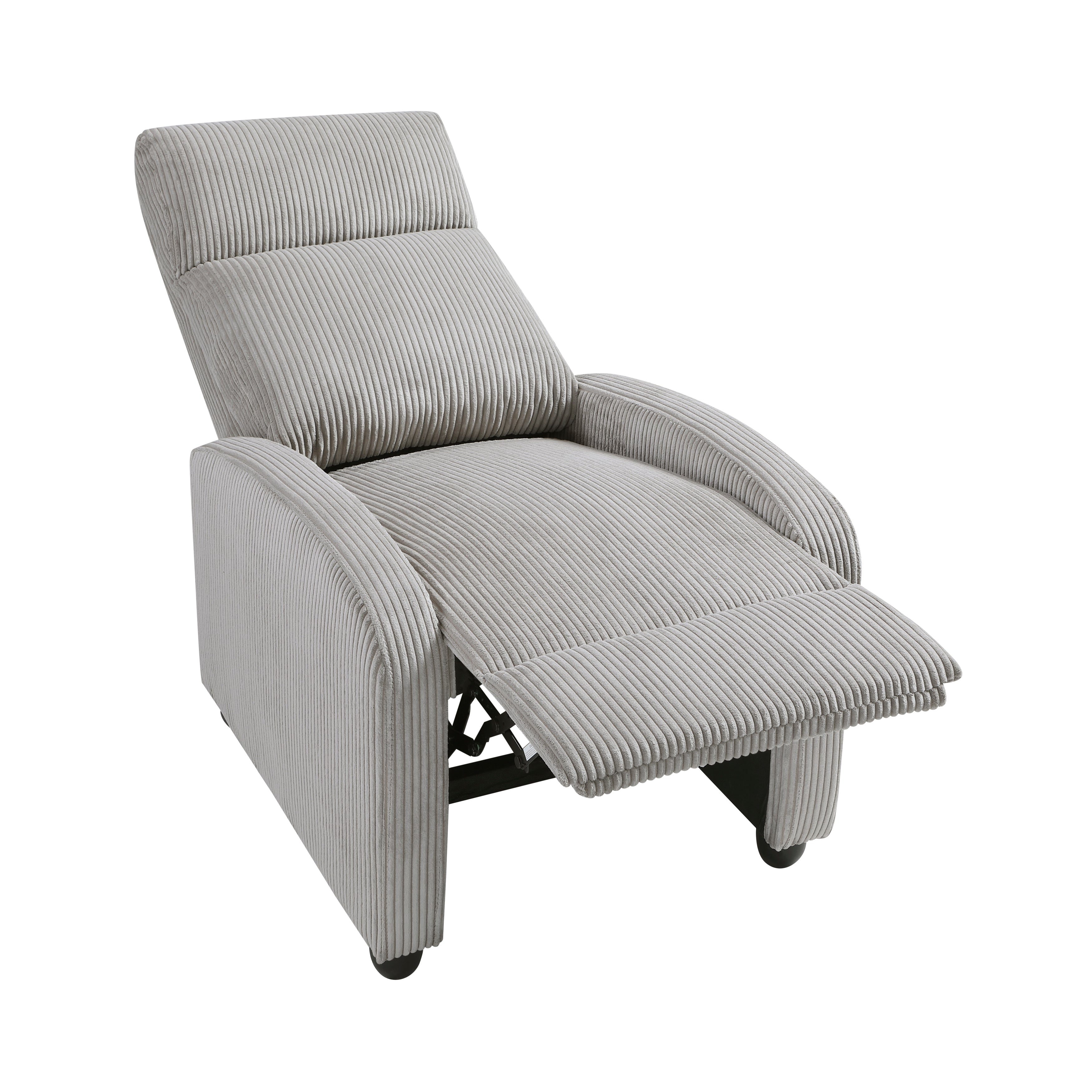 9588GRY-1PB Push Back Reclining Chair - 9588GRY-1PB