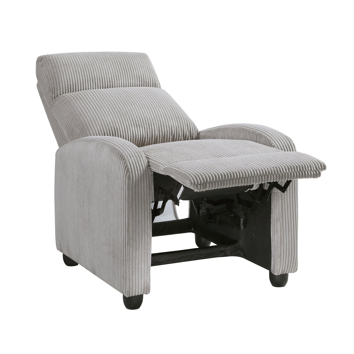 9588GRY-1PB Push Back Reclining Chair - 9588GRY-1PB