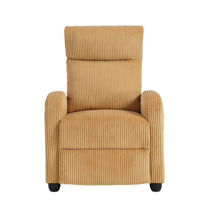 9588YLW-1PB Push Back Reclining Chair - 9588YLW-1PB