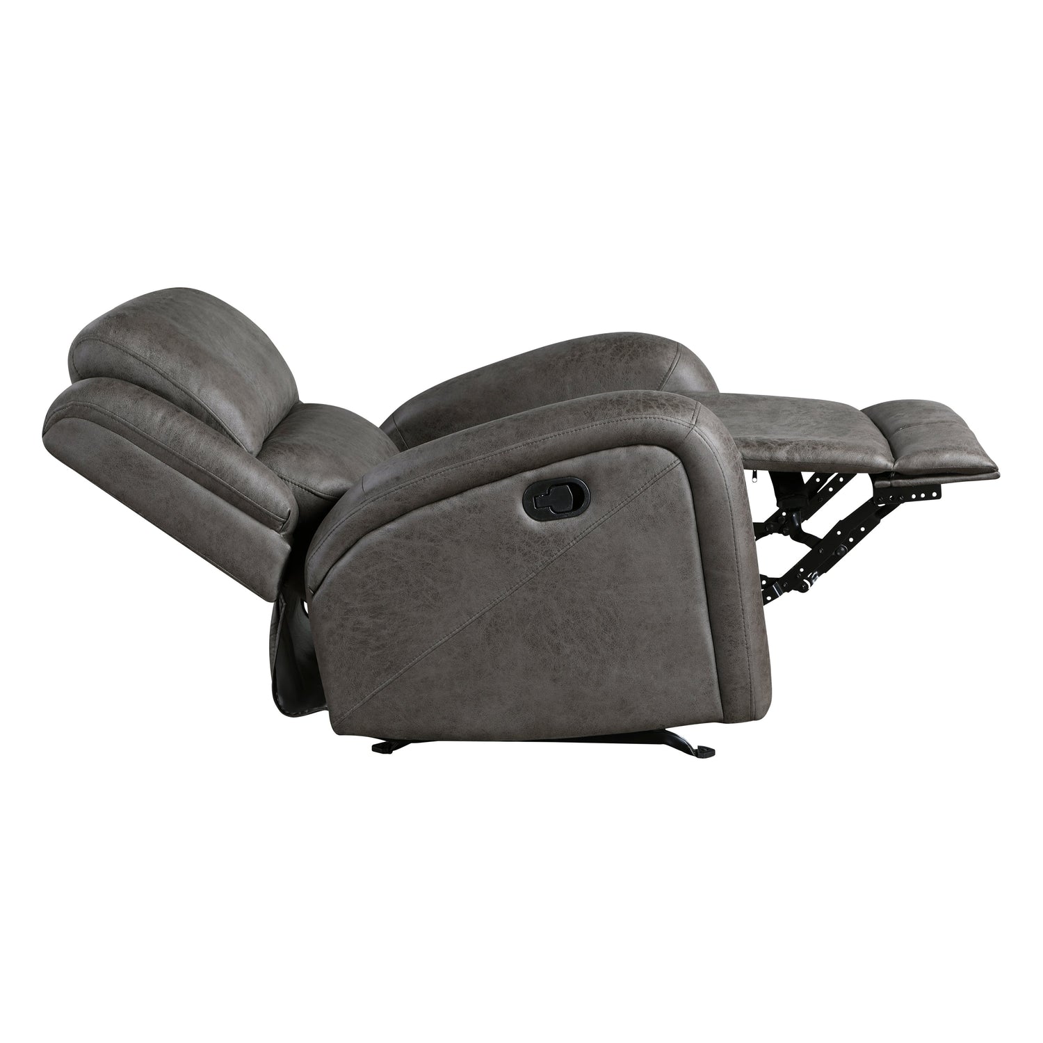 Pagosa Gray Double Reclining Living Room Set from Homelegance - Luna Furniture