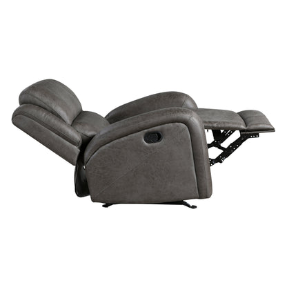 Pagosa Gray Double Reclining Living Room Set from Homelegance - Luna Furniture