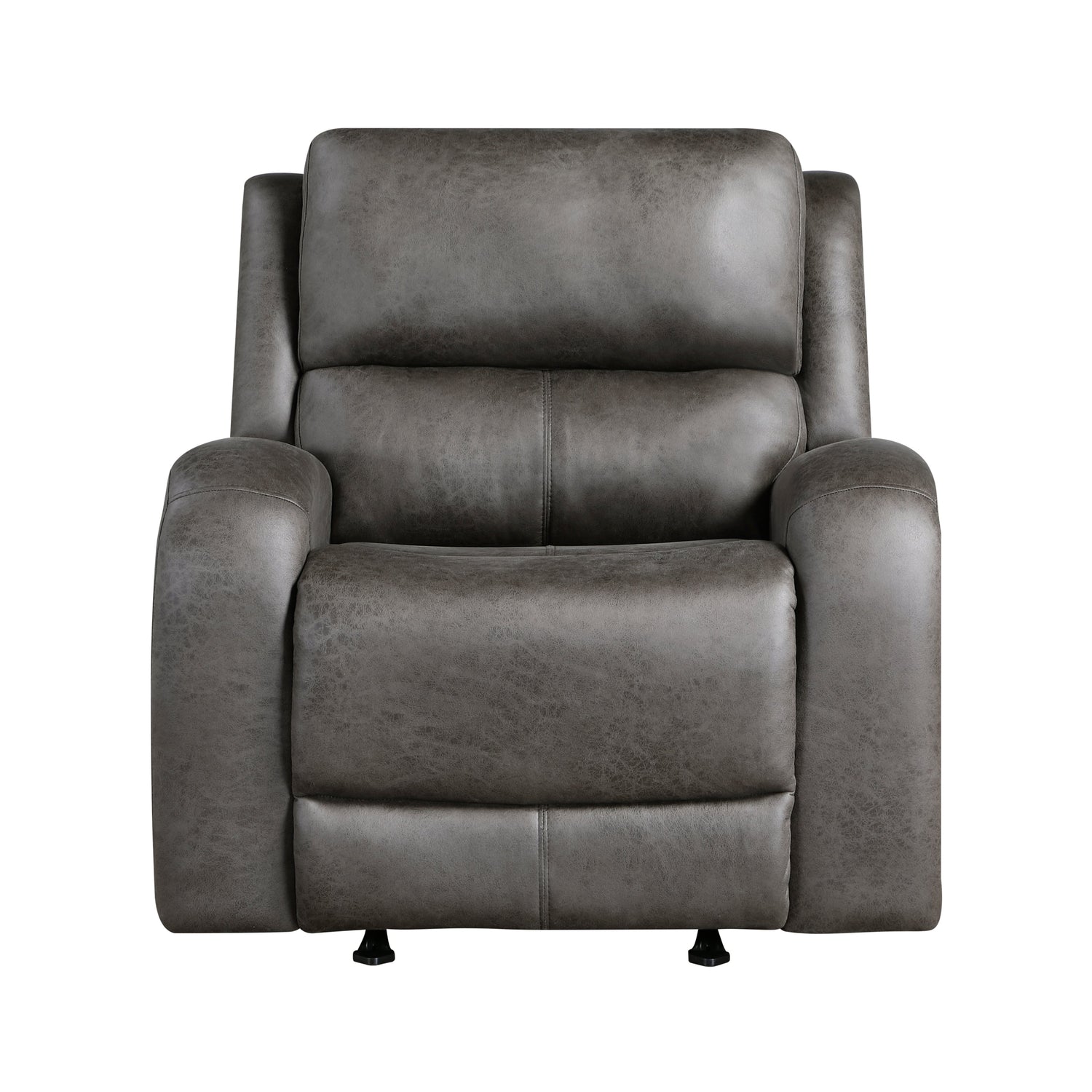 Pagosa Gray Double Reclining Living Room Set from Homelegance - Luna Furniture