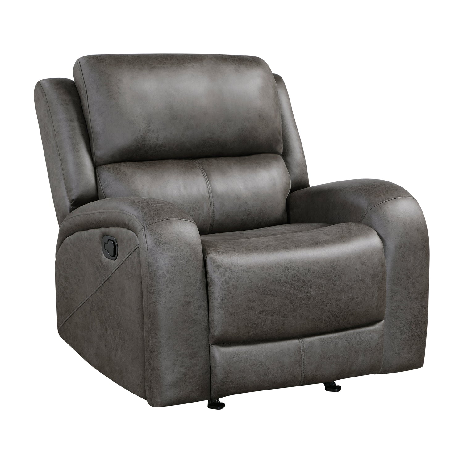 Pagosa Gray Double Reclining Living Room Set from Homelegance - Luna Furniture