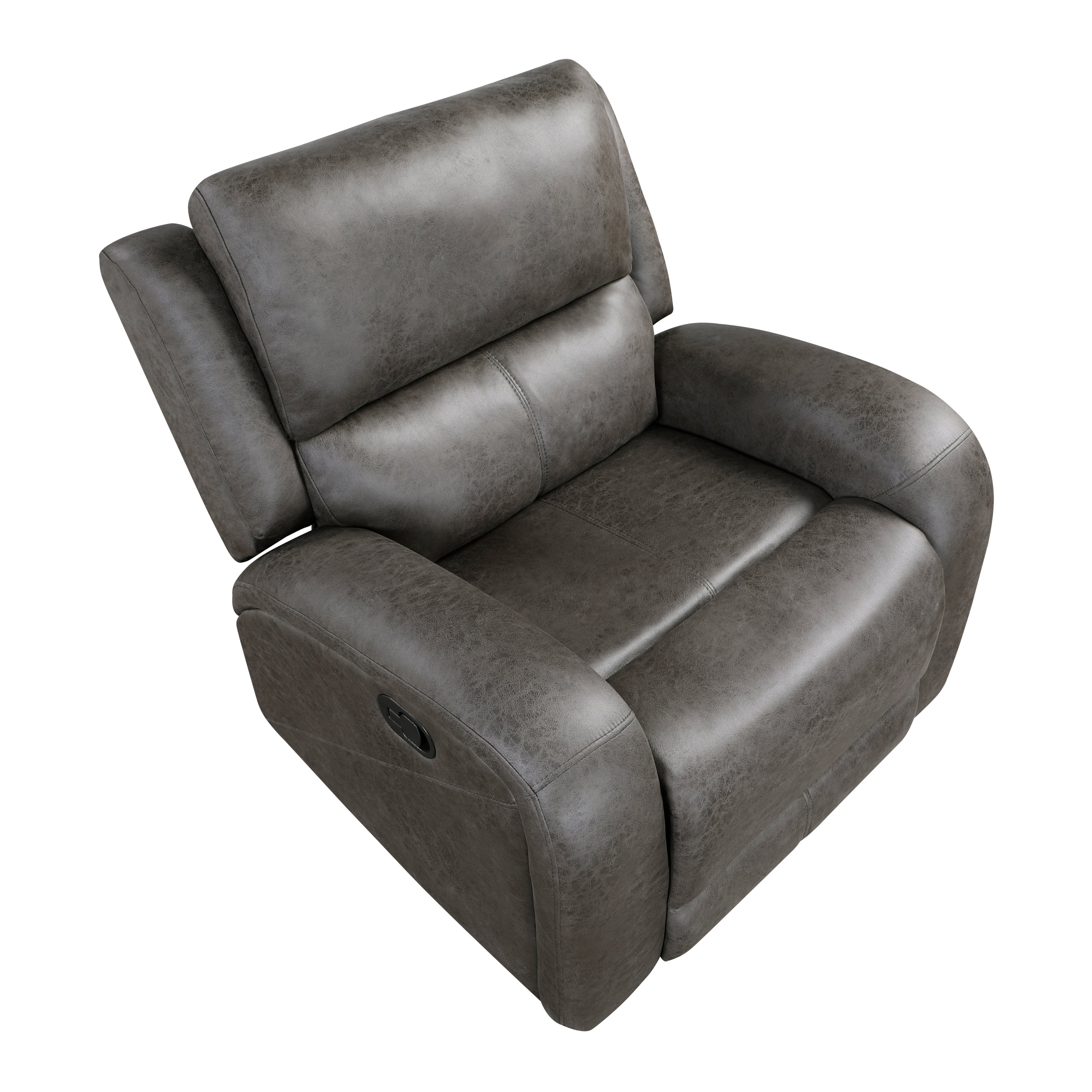 Pagosa Gray Double Reclining Living Room Set from Homelegance - Luna Furniture