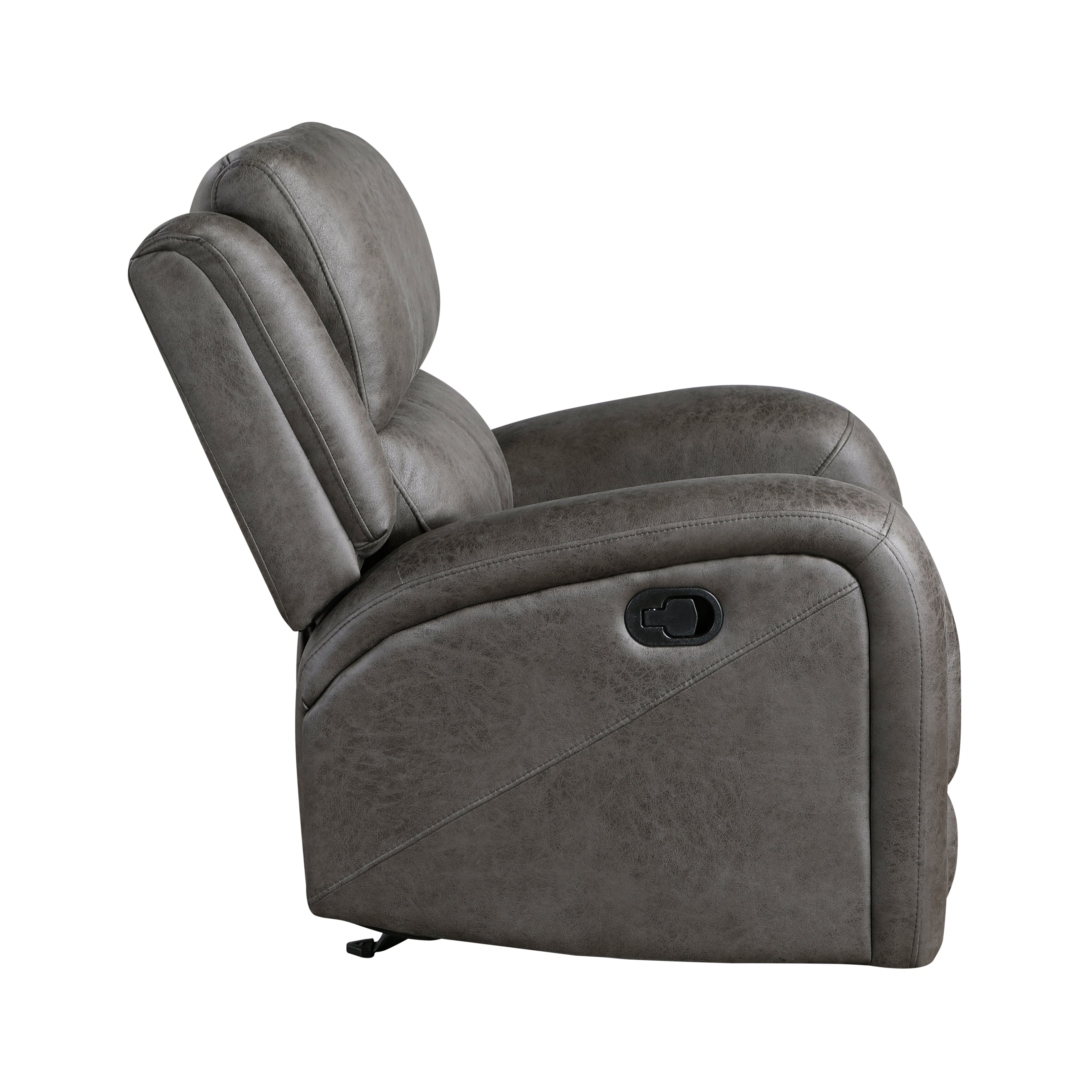 Pagosa Gray Double Reclining Living Room Set from Homelegance - Luna Furniture