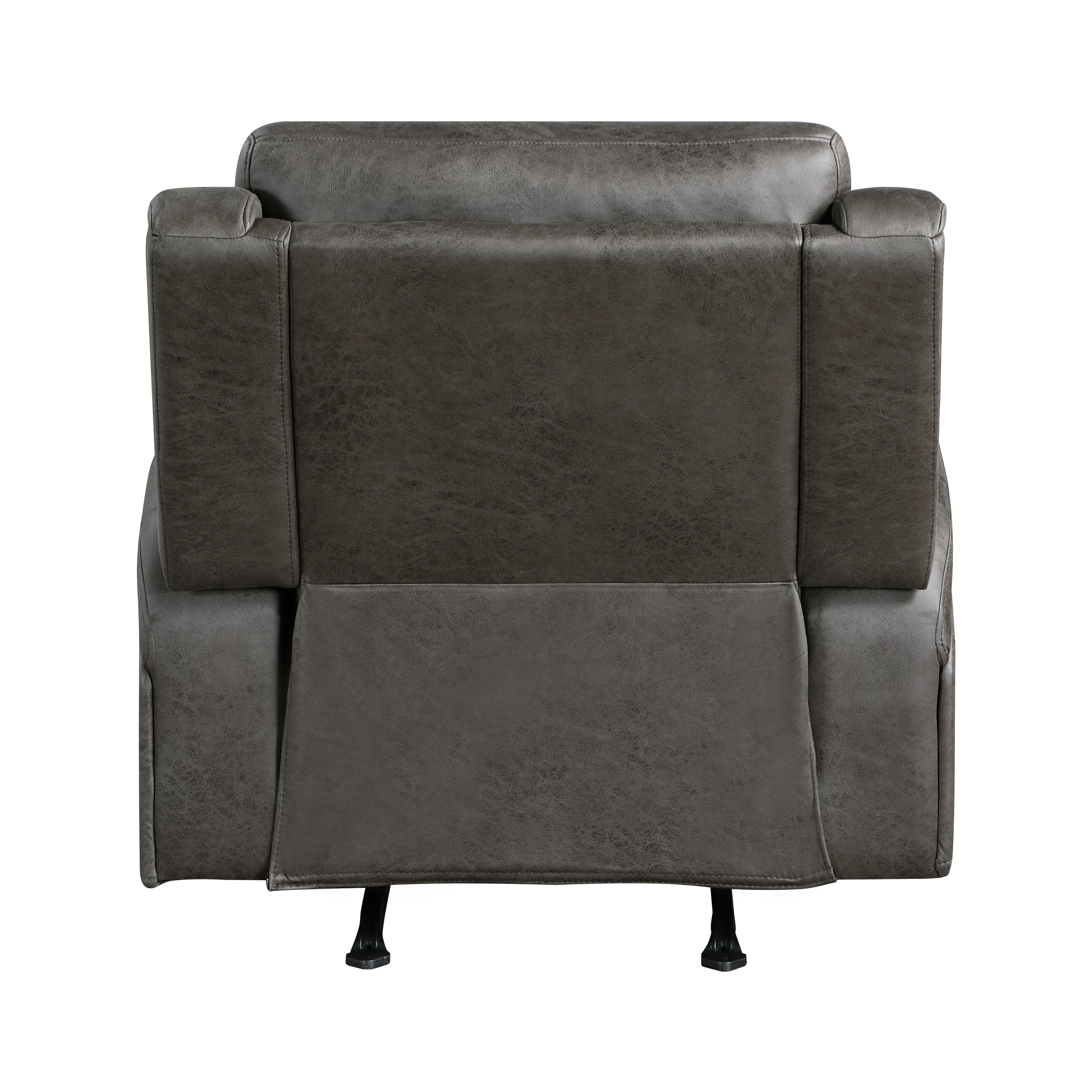 Pagosa Gray Double Reclining Living Room Set from Homelegance - Luna Furniture