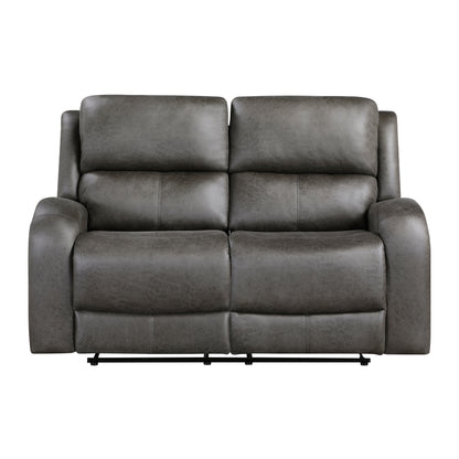 9601GY*2 2pc Set: Sofa, Love - 9601GY*2