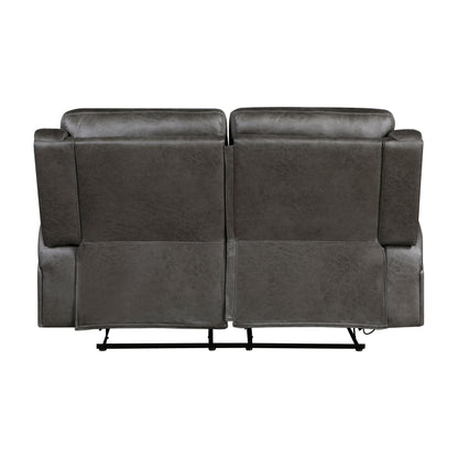 9601GY*2 2pc Set: Sofa, Love - 9601GY*2