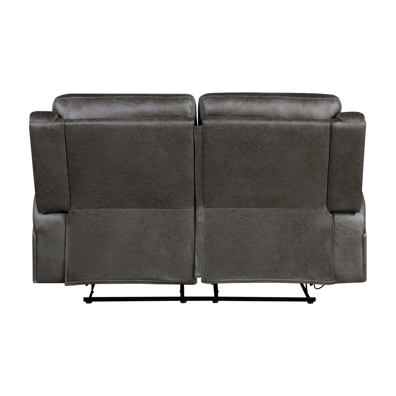 Pagosa Gray Double Reclining Living Room Set from Homelegance - Luna Furniture