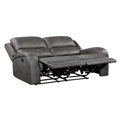 9601GY*2 2pc Set: Sofa, Love - 9601GY*2