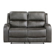 9601GY-2 Double Reclining Love Seat - 9601GY-2